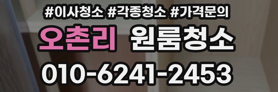 오촌리 이사청소