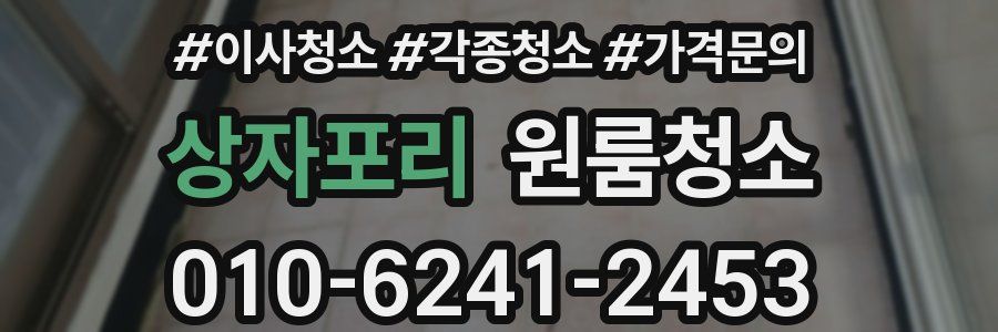 상자포리 이사청소