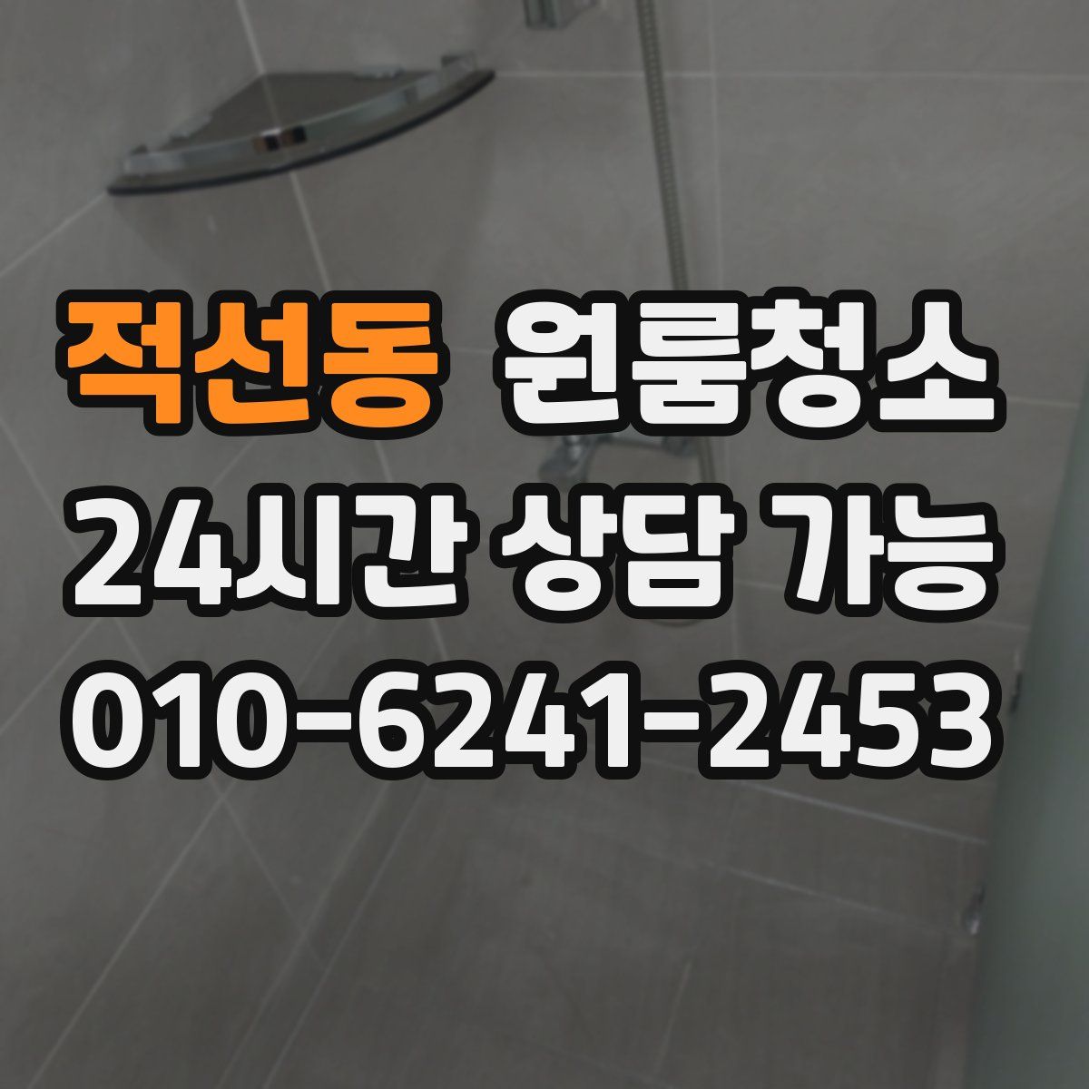 적선동 원룸청소