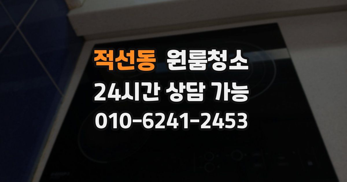 적선동 입주청소