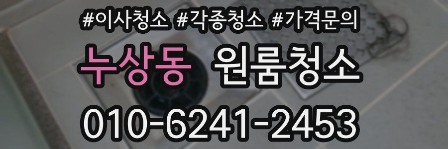 누상동 이사청소