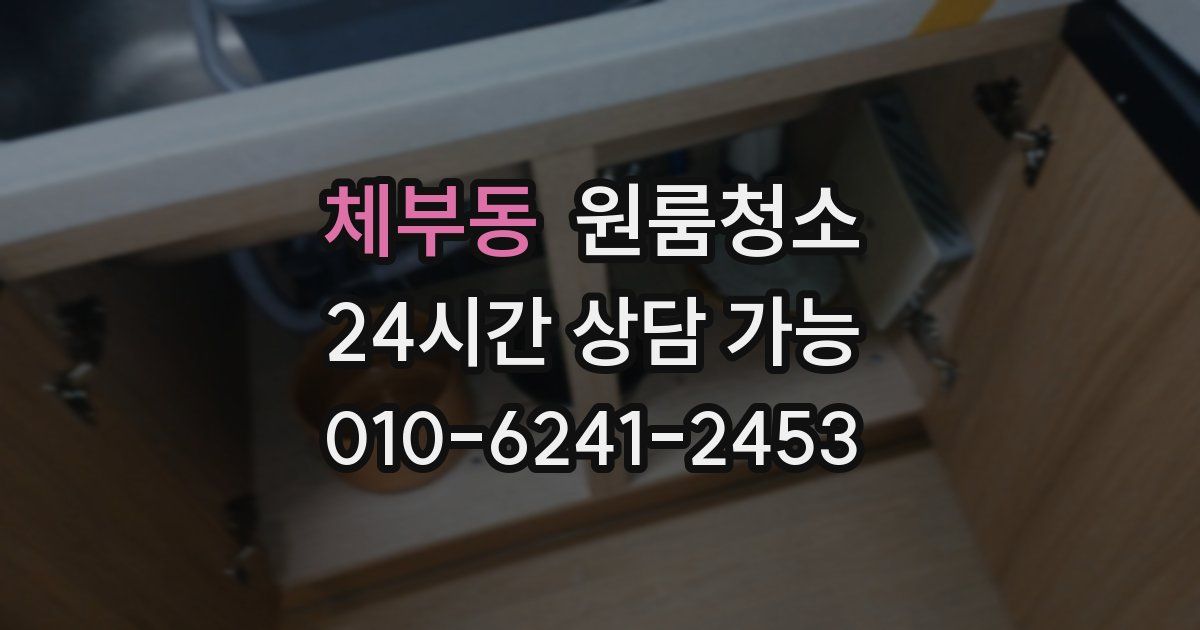 체부동 입주청소