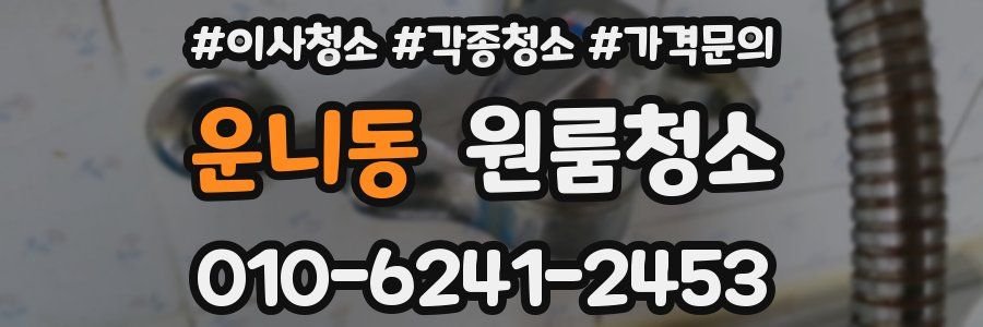 운니동 이사청소