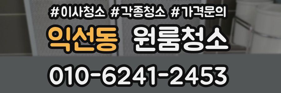 익선동 이사청소