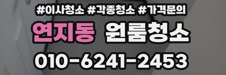 연지동 이사청소