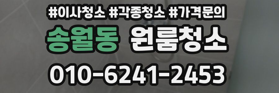 송월동 이사청소