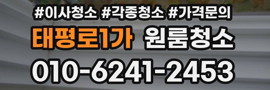 태평로1가 이사청소