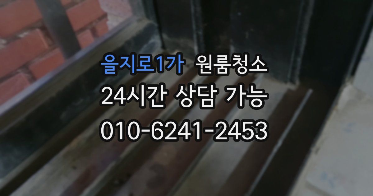 을지로1가 입주청소