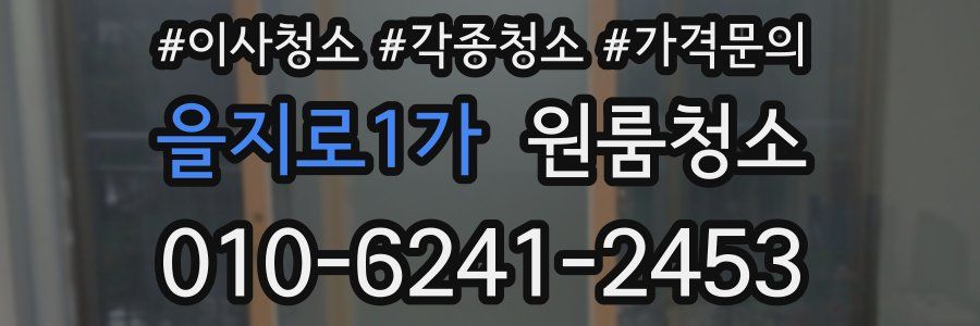 을지로1가 이사청소