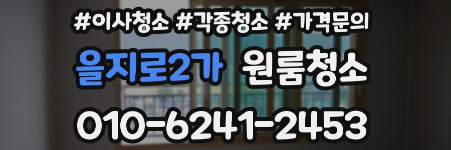 을지로2가 이사청소