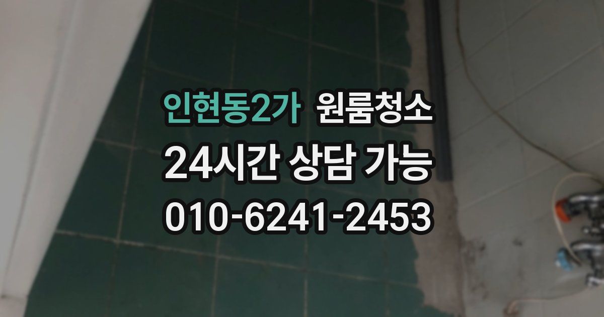 인현동2가 입주청소