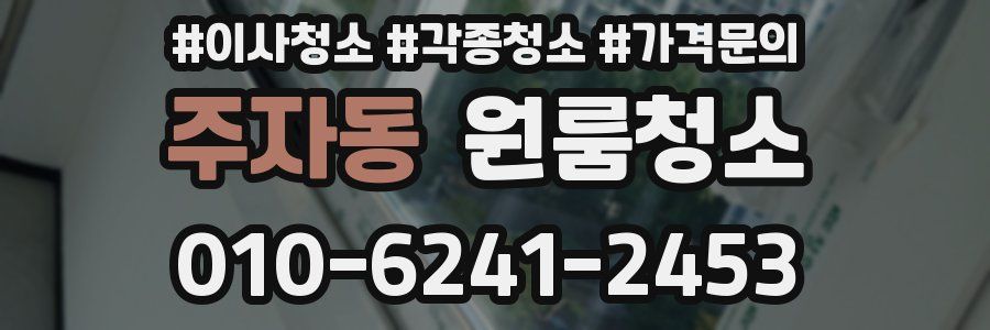 주자동 이사청소