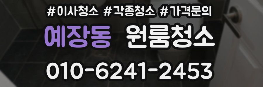 예장동 이사청소