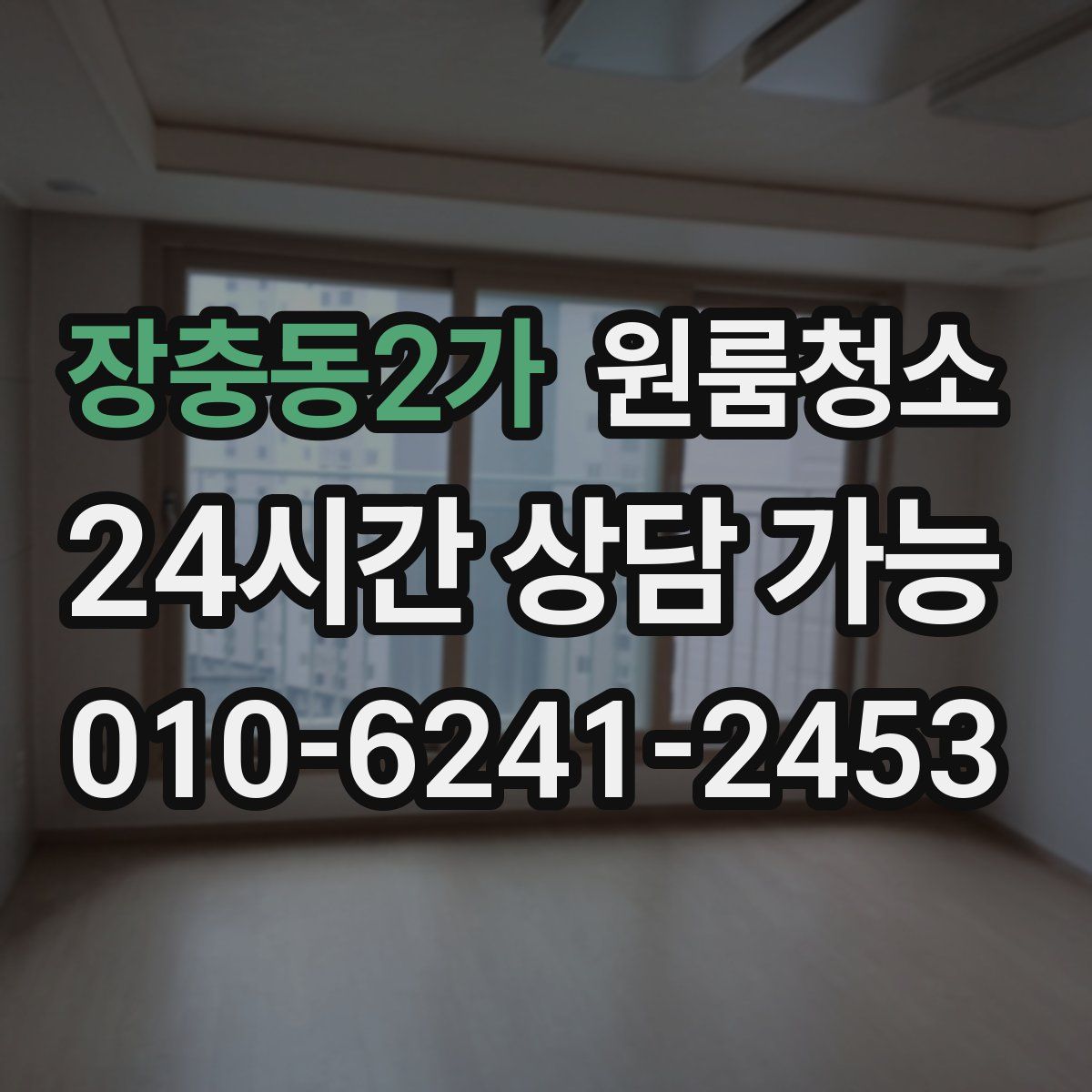 장충동2가 원룸청소