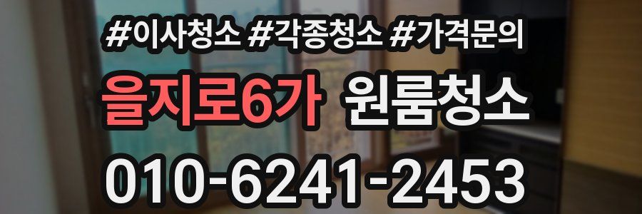 을지로6가 이사청소