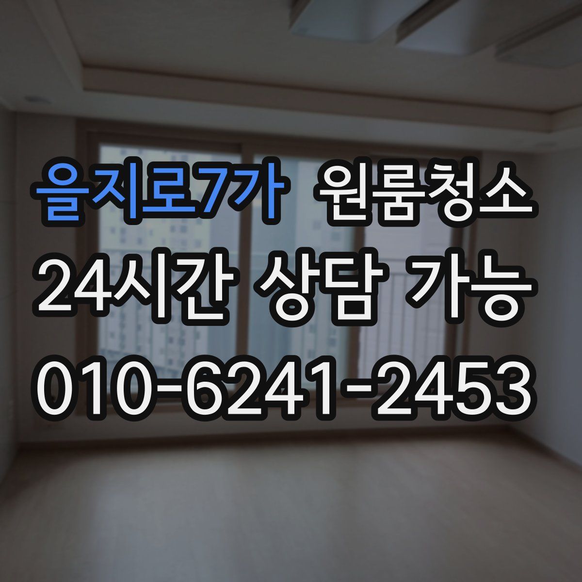 을지로7가 원룸청소