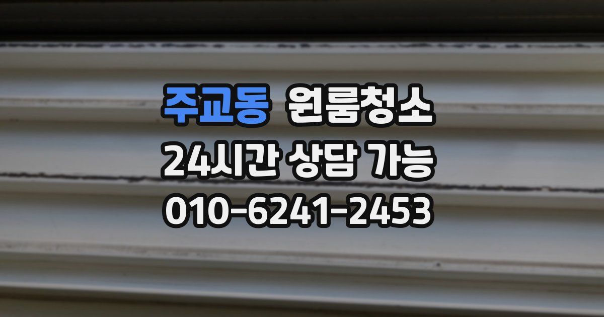 주교동 입주청소