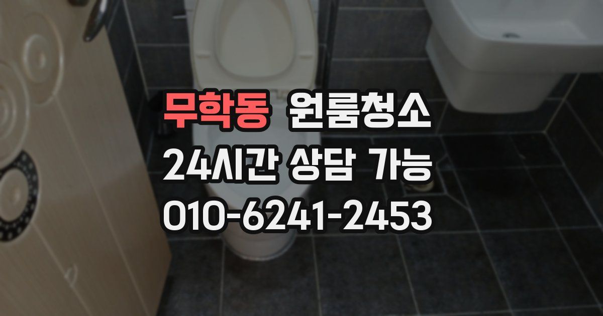 무학동 입주청소