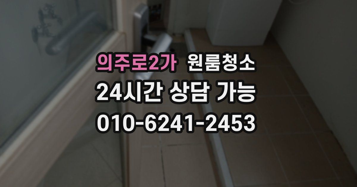 의주로2가 입주청소