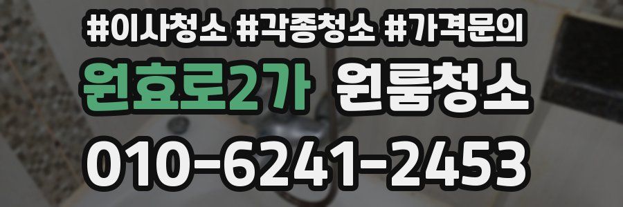 원효로2가 이사청소