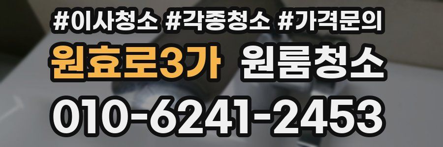 원효로3가 이사청소