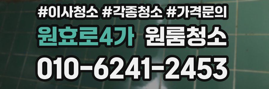 원효로4가 이사청소