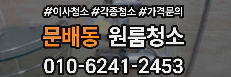 문배동 이사청소