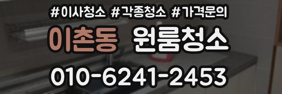 이촌동 이사청소