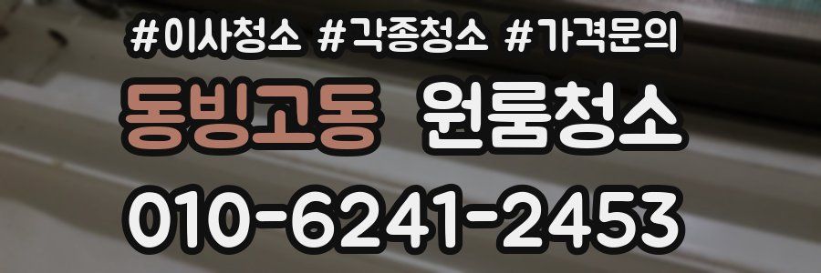 동빙고동 이사청소