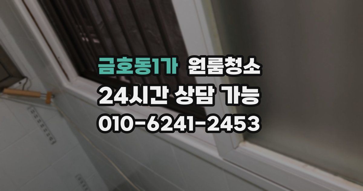 금호동1가 입주청소