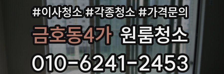 금호동4가 이사청소