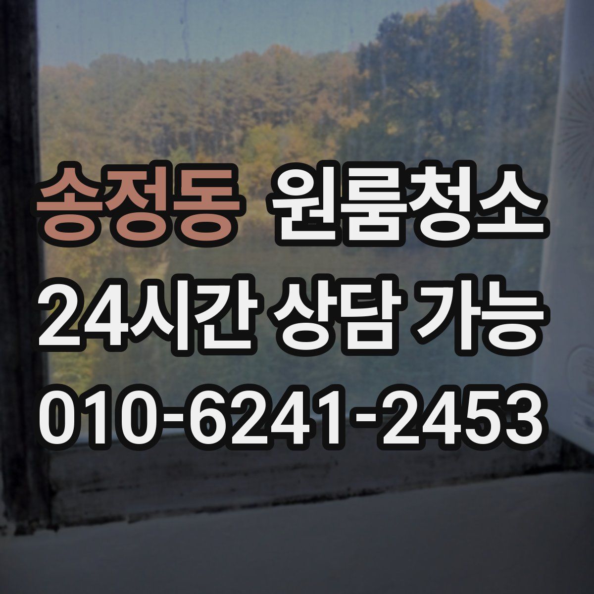 송정동 원룸청소