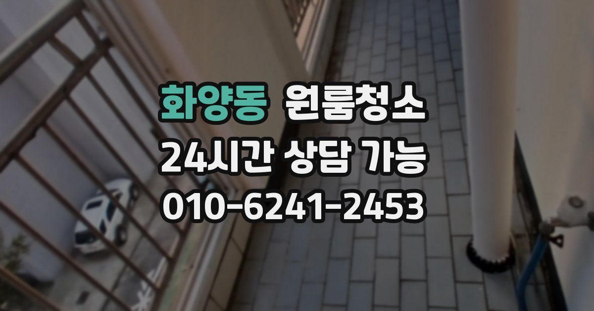 화양동 입주청소