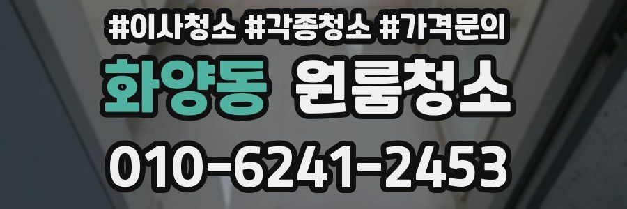 화양동 이사청소