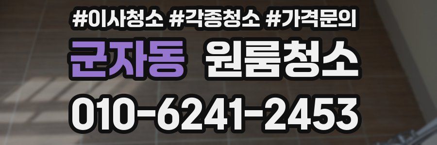 군자동 이사청소