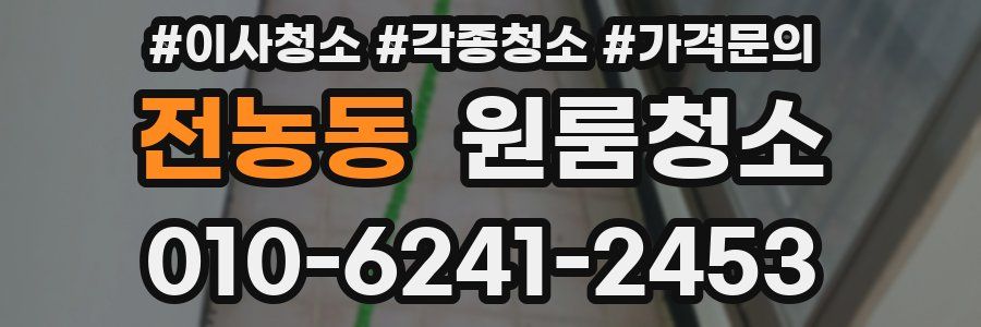 전농동 이사청소