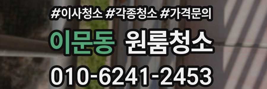 이문동 이사청소