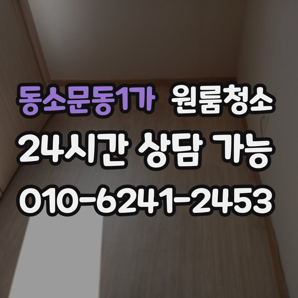 동소문동1가 원룸청소