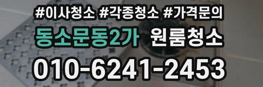 동소문동2가 이사청소