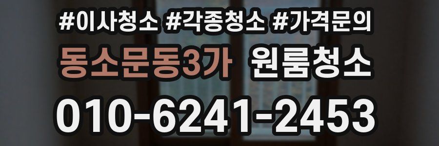 동소문동3가 이사청소