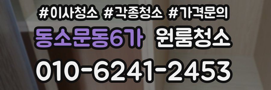 동소문동6가 이사청소