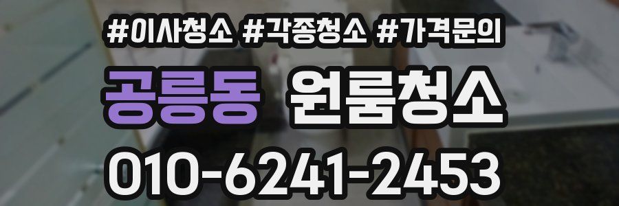 공릉동 이사청소