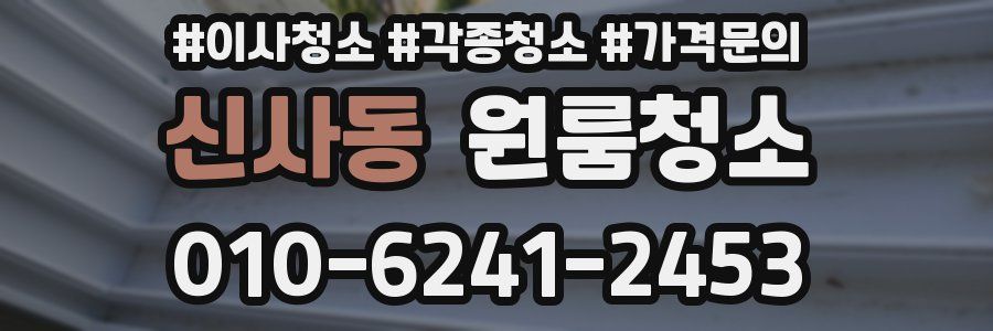 신사동 이사청소