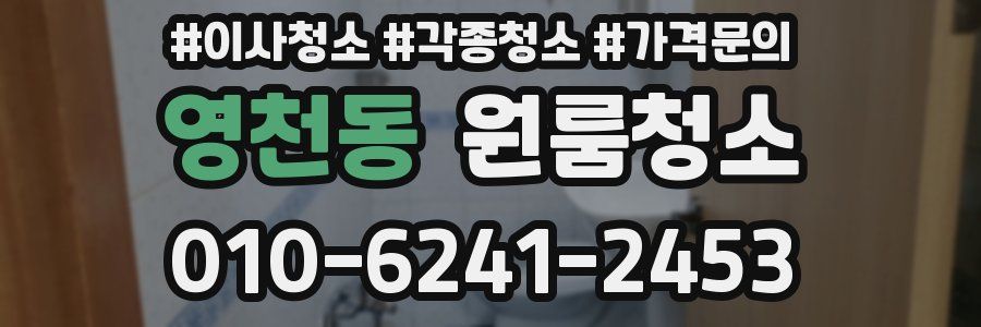 영천동 이사청소