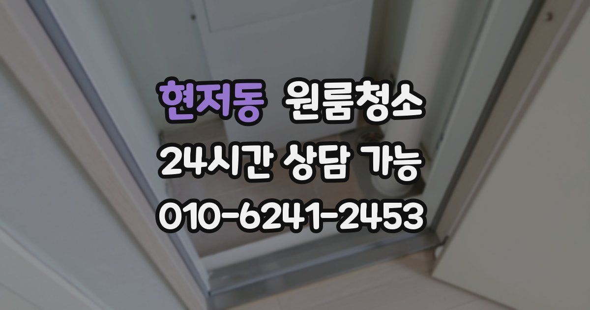 현저동 입주청소