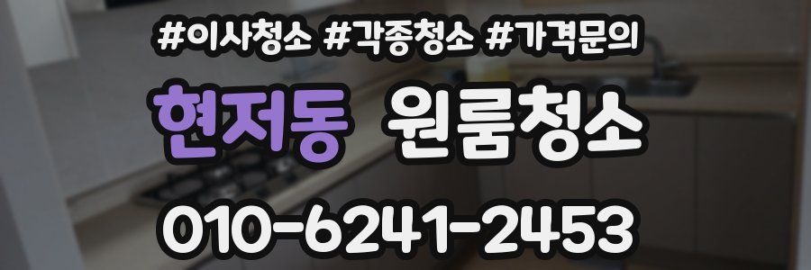 현저동 이사청소