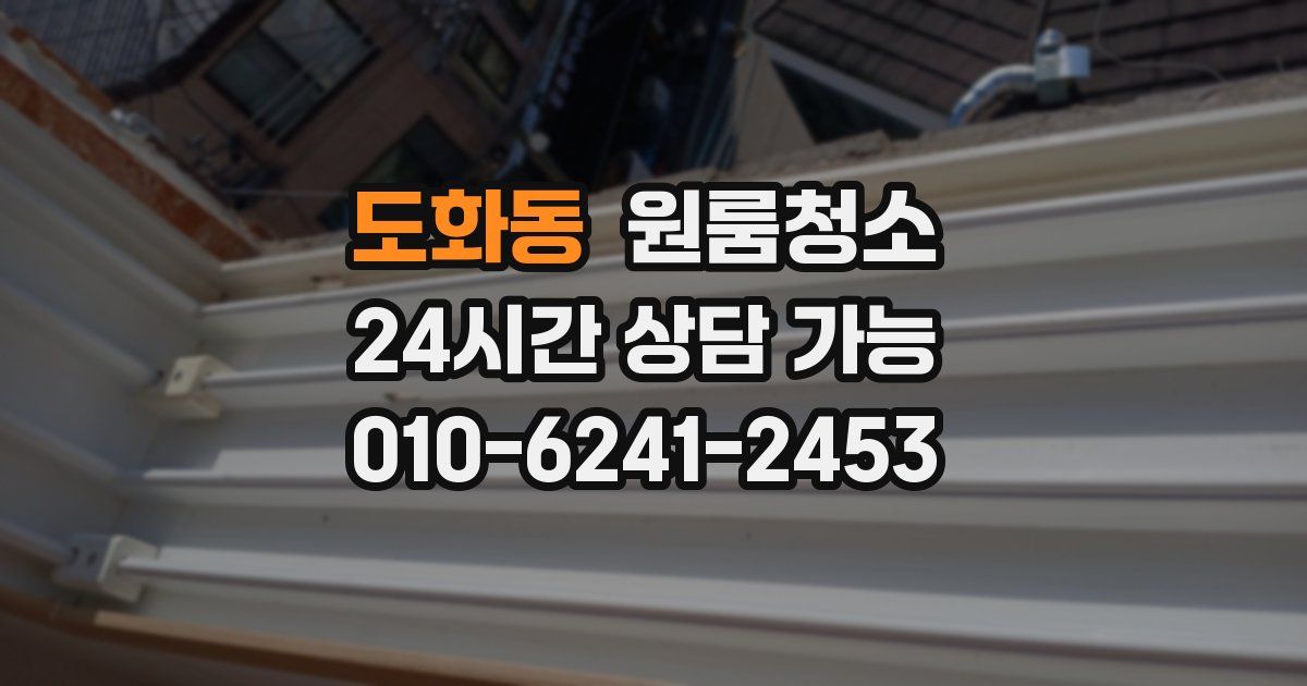 도화동 입주청소