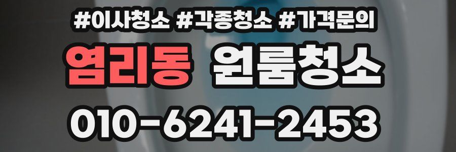 염리동 이사청소