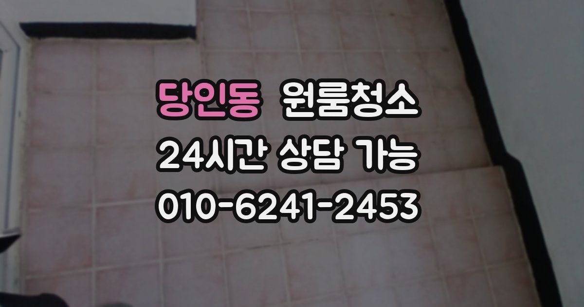 당인동 입주청소