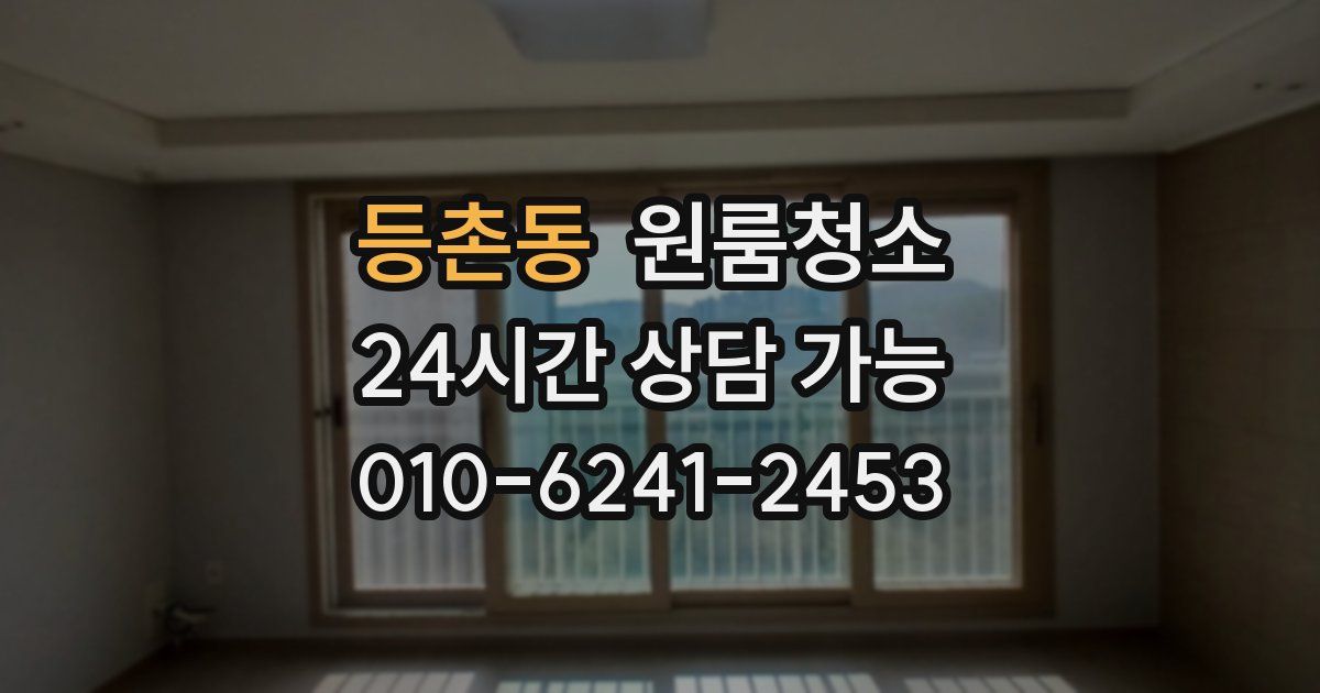 등촌동 입주청소